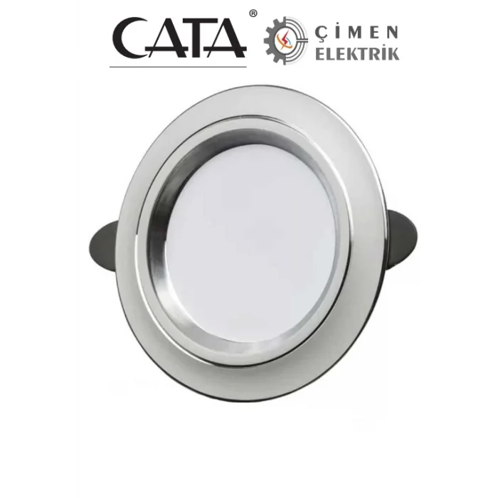 BUĞZ CATA CT 5257 Beyaz Kasa Zebra Led Spot 6W 3 Renkli