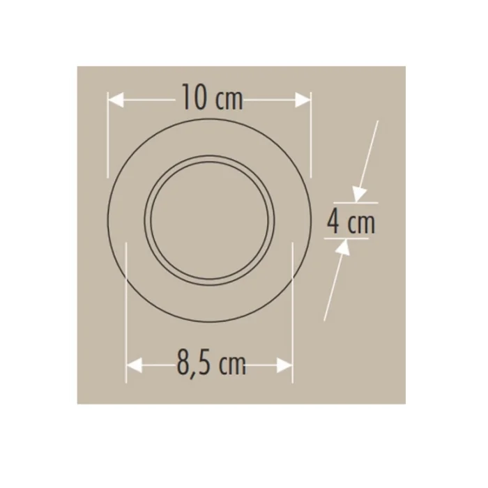  CATA CT 5257 Beyaz Kasa Zebra Led Spot 6W 3 Renkli