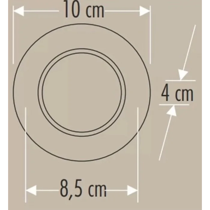  CATA CT 5258 Siyah Kasa Zepra Led Spot 6W 3 Renkli