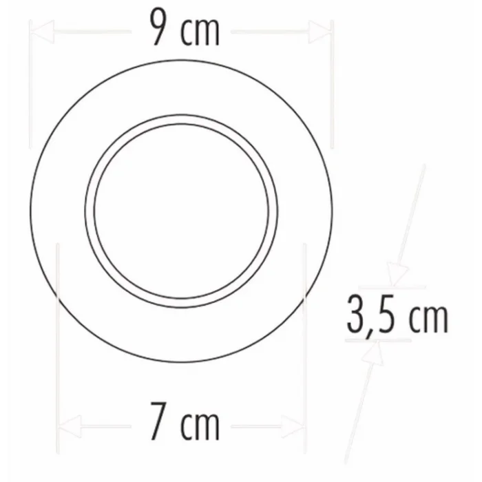 BUĞZ CATA CT 5261 8W Başak Led Spot 3 Renkli
