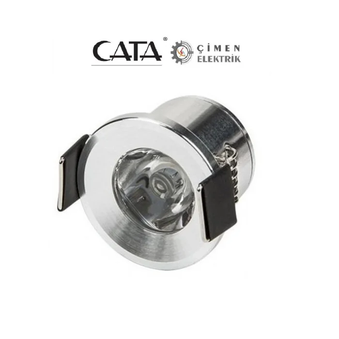 BUĞZ CATA CT 5270 1 W Yıldız Led Spot Satin Kasa 3200K Gün Işığı