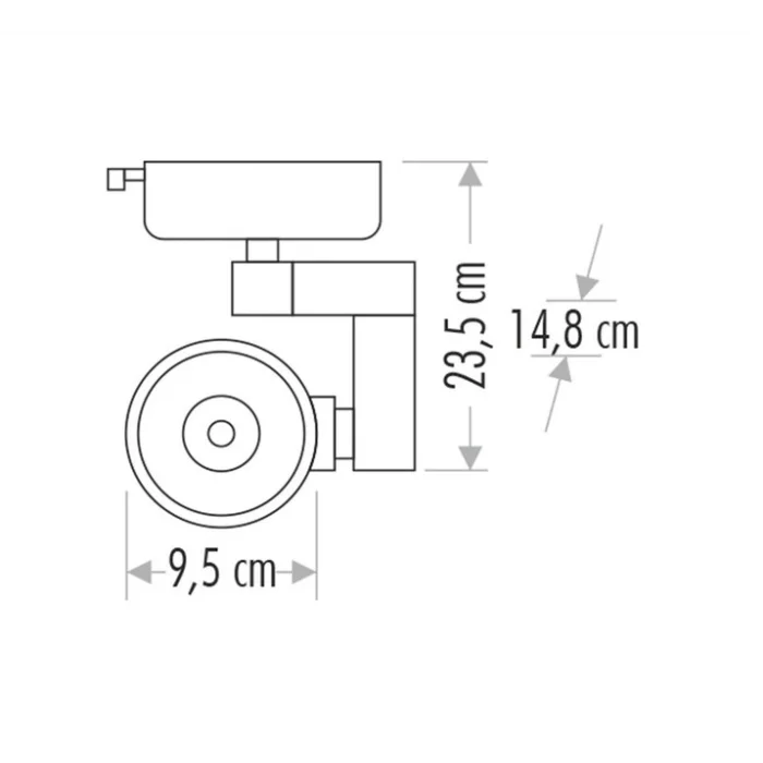 BUĞZ CATA CT 5333 Ledli Ray Spot 30W Beyaz Kasa 6400K Beyaz Işık