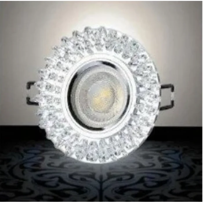  CATA CT 6569 Menekşe Kristal Cam Spot Kasası