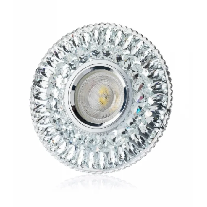 BUĞZ CATA CT 6583 Hanımeli Led Çerçeveli Günışığı Kristal Cam Spot Kasa - Priz ve Anahtar İçin Uyumlu Çerçeve