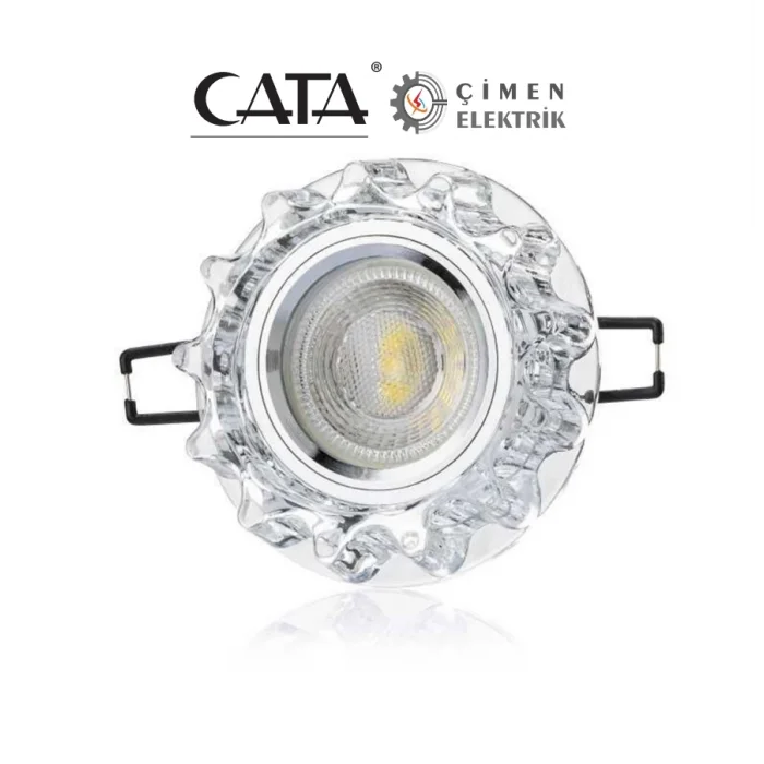 CATA CT 6595 Kristal Cam Led Spot Kasası