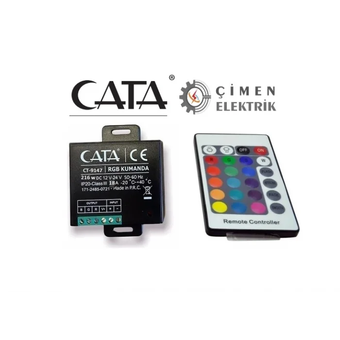 BUĞZ CATA CT 9147 18A - 216W Rgb Led Kumandası
