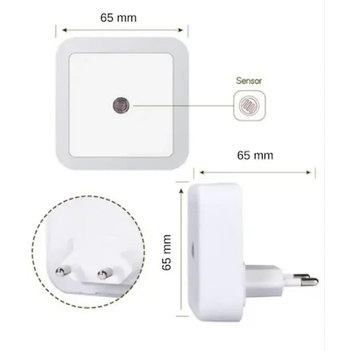  CATA CT 9500 Fotoselli Gece Lambası Mavi