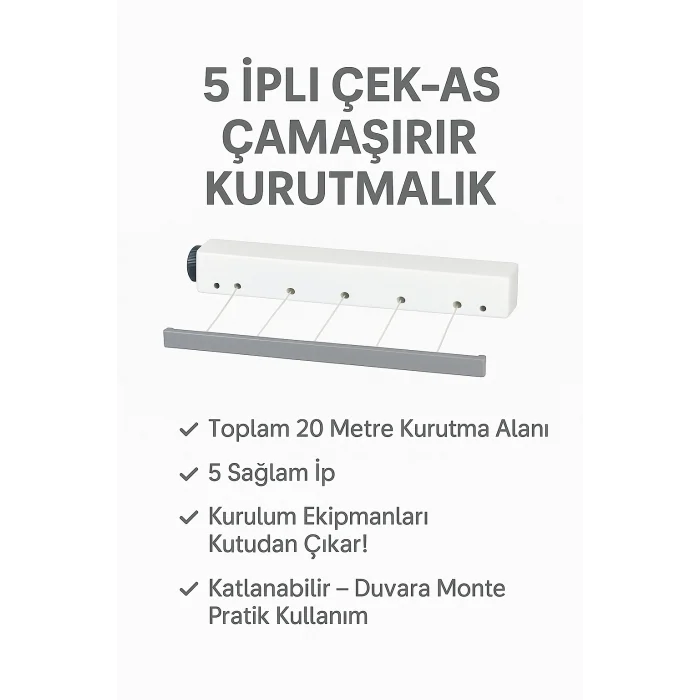 BUĞZ Çek As Ger As 5 İpli 20 Mt