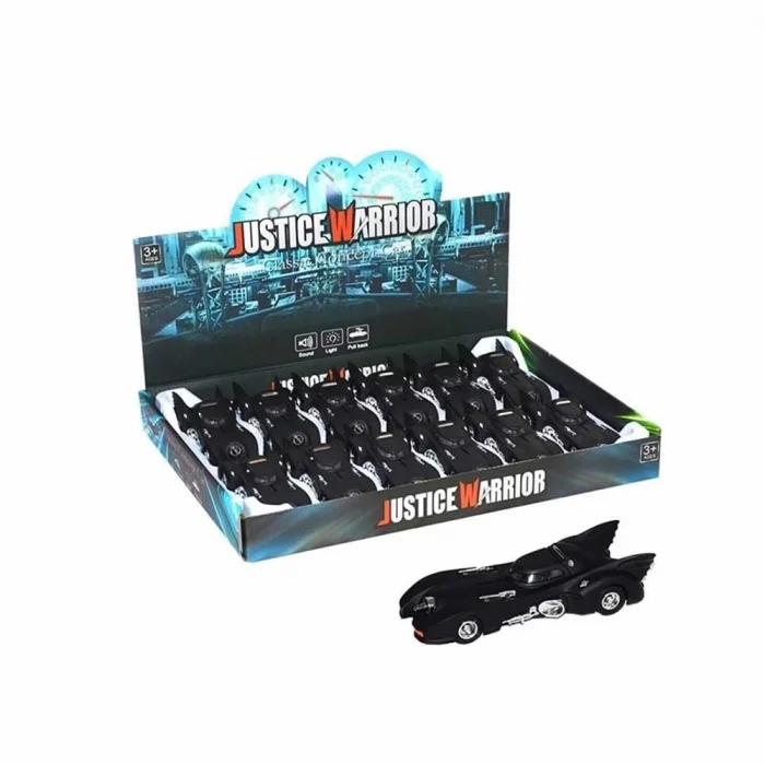  Çek Bırak Die Cast Metal Yarasa Araba