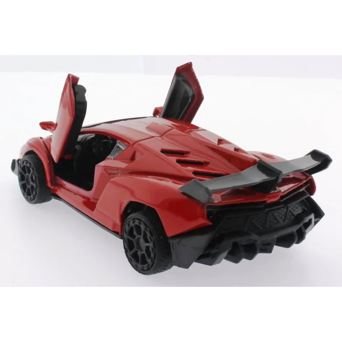  Çek Bırak Kırmızı Metal Spor Araba Sl6607B