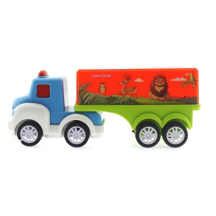  Çek Bırak Mini Sevimli Turuncu Tır