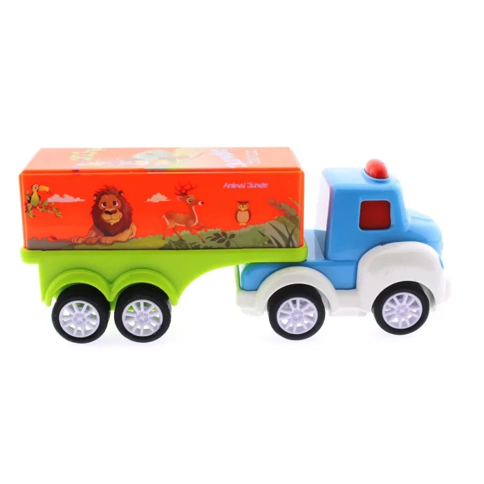  Çek Bırak Mini Sevimli Turuncu Tır