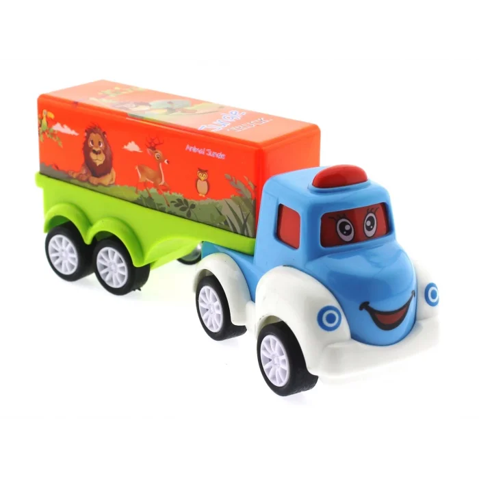  Çek Bırak Mini Sevimli Turuncu Tır