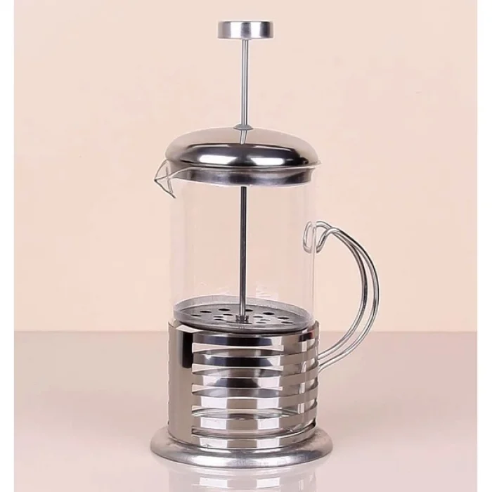  Çelik Kulplu Cam French Press - 350 ml