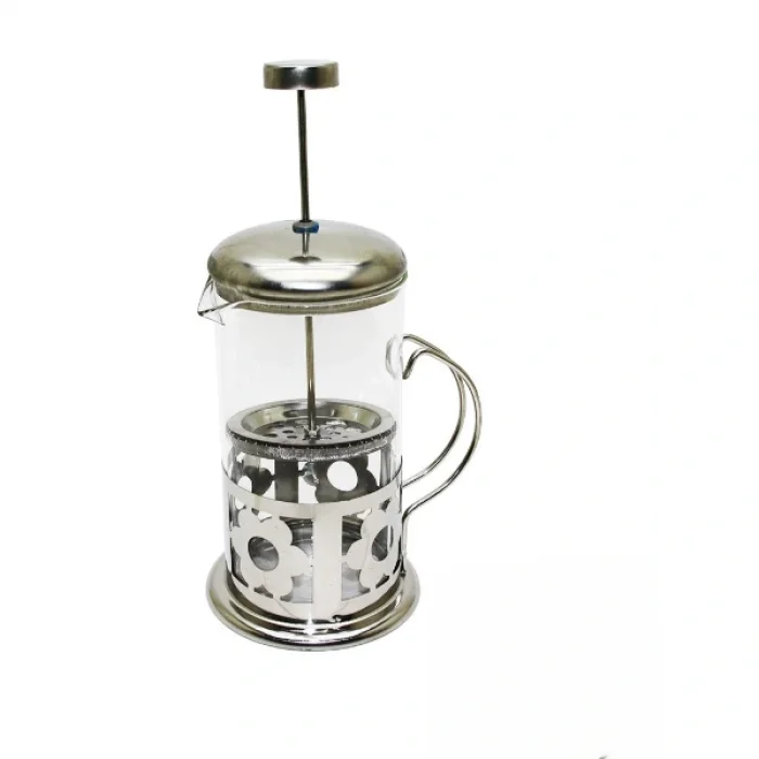 BUĞZ Çelik Kulplu Cam French Press - 350 ml