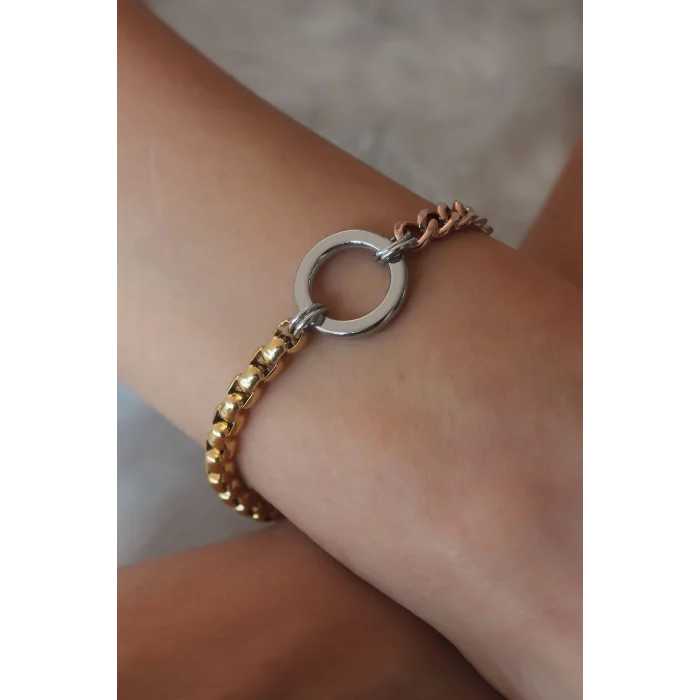 BUĞZ Çelik Mix Renk Kadın Bileklik - Lisinya