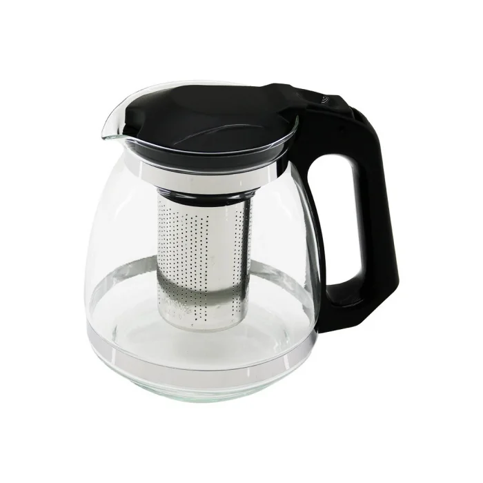 BUĞZ Çelik Süzgeçli Cam Demlik 1500ml Bx40