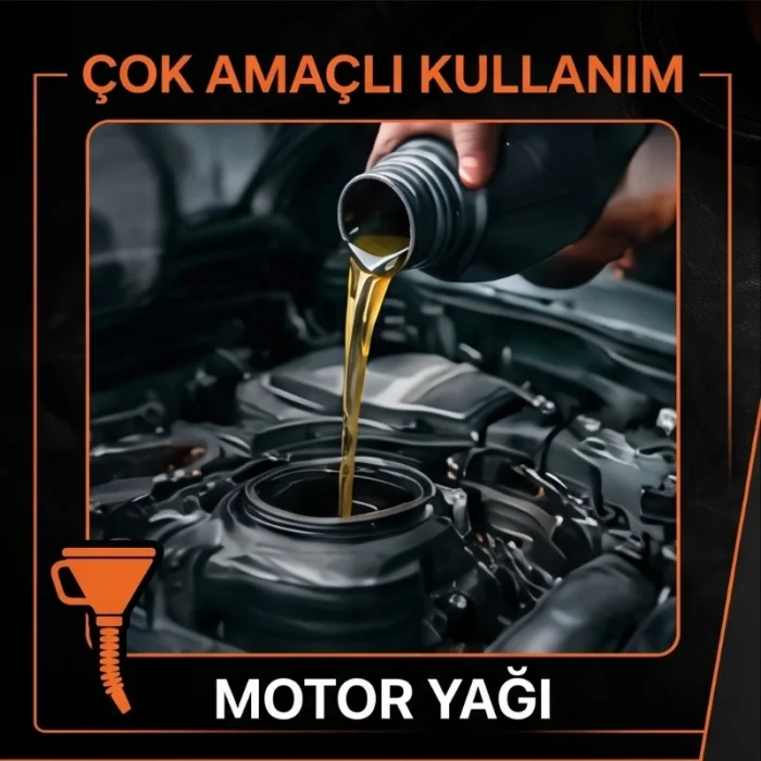 BUĞZ Çelik Süzgeçli Huni - Spiralli ve Sabit Borulu - 2.2 Litre Kapasite