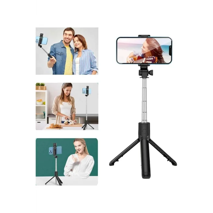 BUĞZ Cep Telefonu Tripod Standı Manyetik Selfie Sopa Bluetooth Uzaktan Kumandalı
