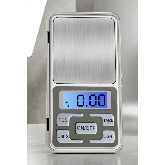BUĞZ Cep Tipi Hassas Terazi 500 gr 0.01 gr Dijital Kuyumcu Eczane LCD Ölçüm Cihazı Hassas