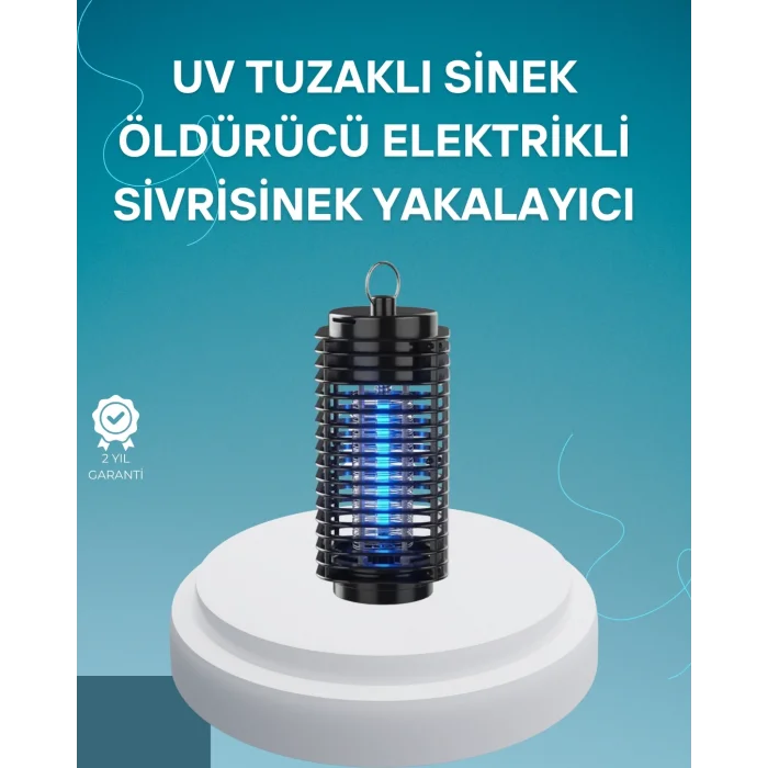 BUĞZ Çevre Dostu Elektrikli Sivrisinek Öldürücü Lamba – 50m² Etki Alanı