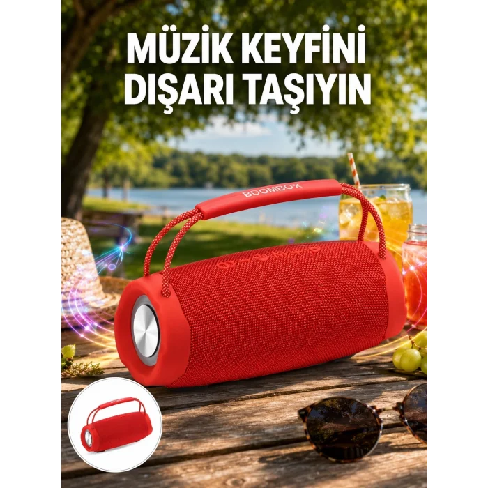 BUĞZ Çevreleyen Sesli RGB Destekli Kablosuz Taşınabilir Hoparlör Yeni Nesil