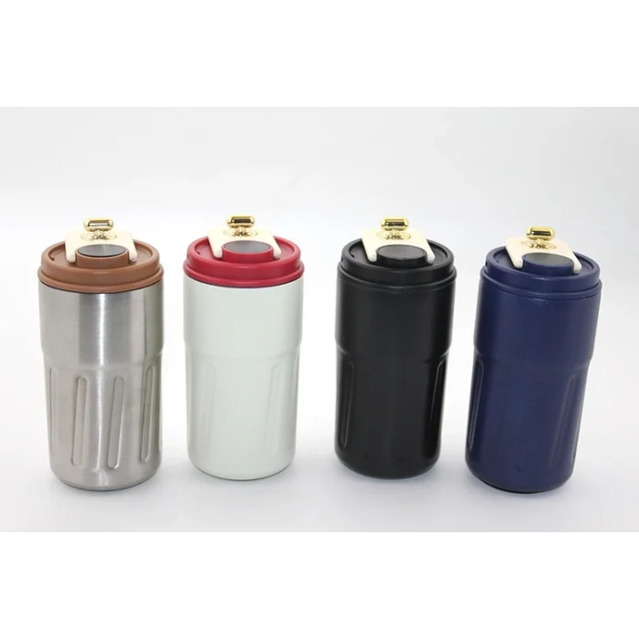 BUĞZ Charm Detaylı Ve Derece Göstergeli Vakumlu Mug Termos Bardak 480 ml