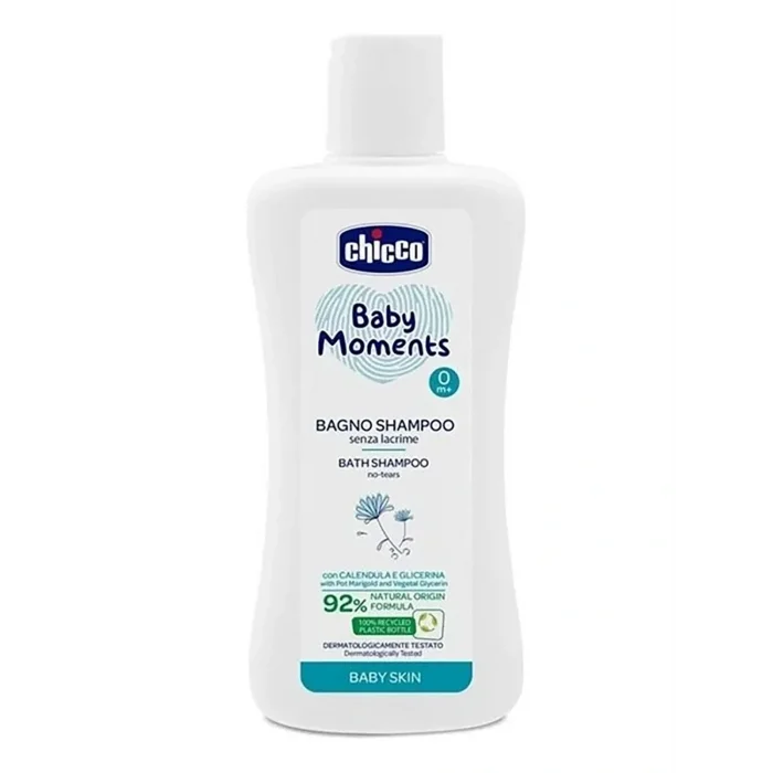 BUĞZ Chicco Baby Moments Doğal Saç ve Vücut Şampuan 200 ml