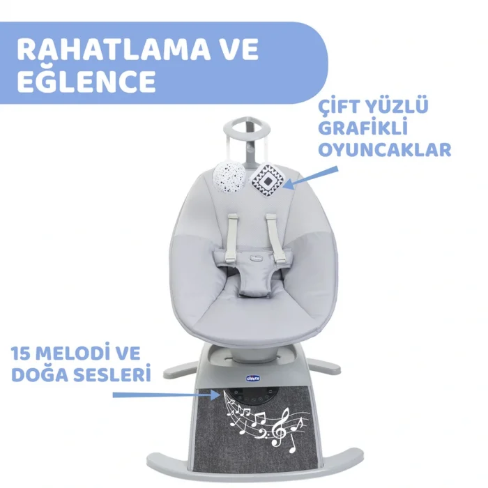 BUĞZ Chicco Comfy Elektrikli Ana Kucağı Silver Spring