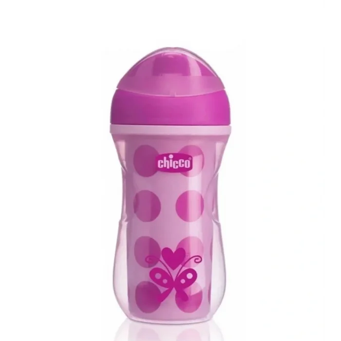 BUĞZ Chicco Isı Yalıtımlı Active Bardak 14 Ay+ 266 ml - Pink