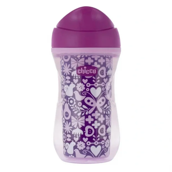BUĞZ Chicco Isı Yalıtımlı Active Bardak 14 Ay+ 266 ml - Purple