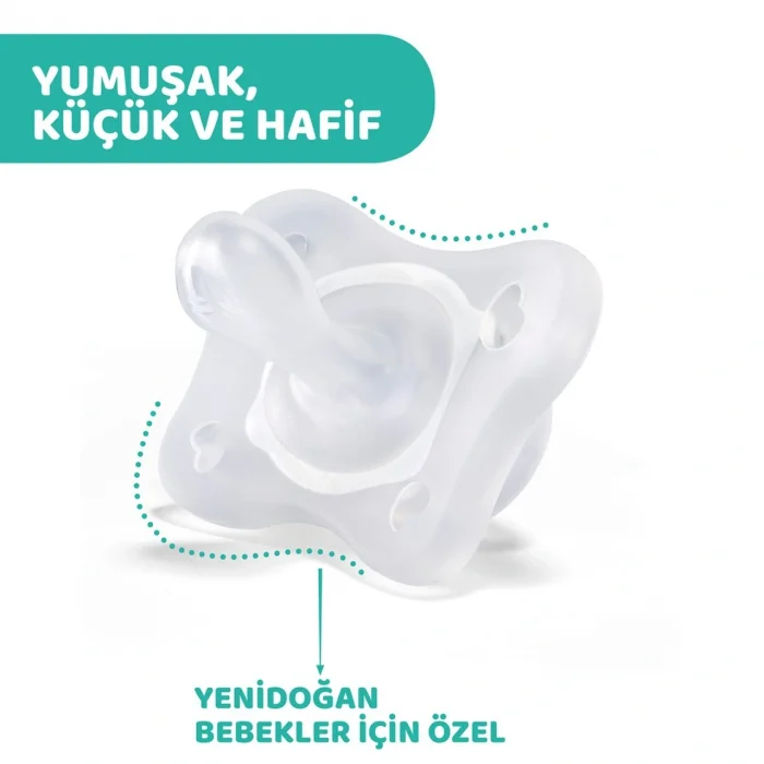 BUĞZ Chicco PhysioForma Mini Soft 2li Emzik 0-2 Ay Erkek