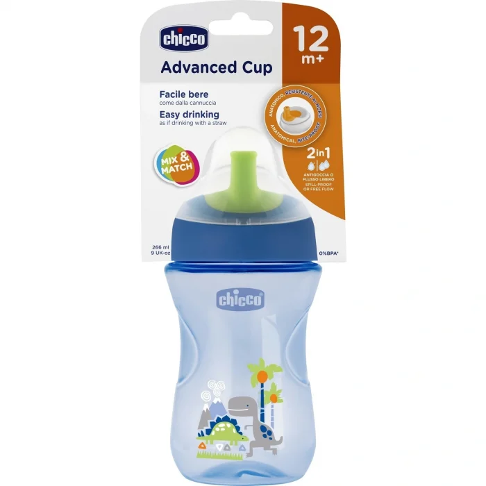 BUĞZ Chicco Pipetli Eğitim Bardağı 12+ Erkek