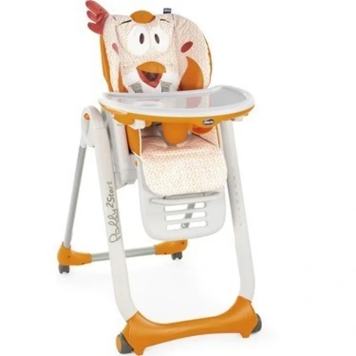 BUĞZ Chicco Polly 2 Start Mama Sandalyesi - Süslü Tavuk