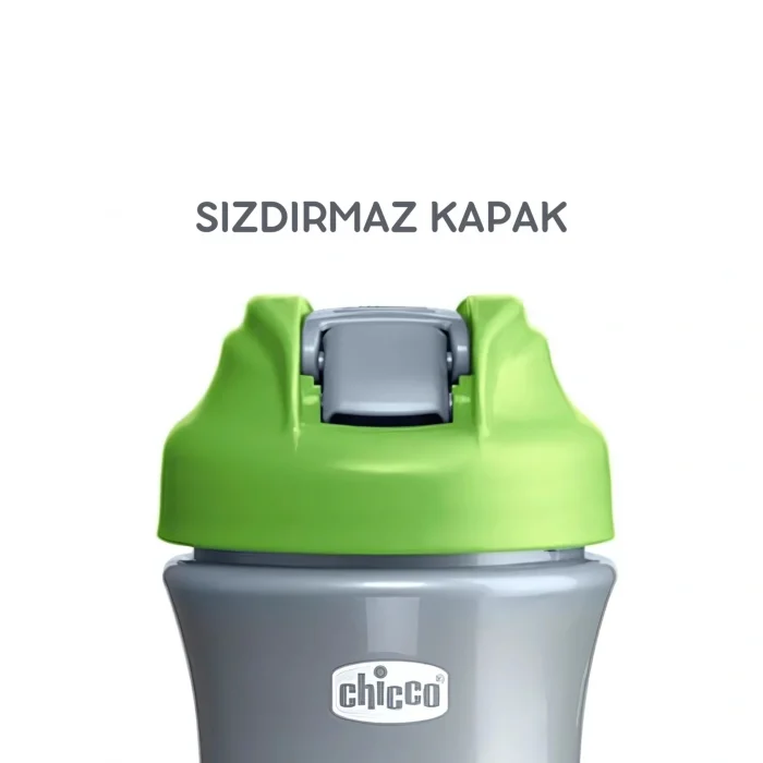 BUĞZ Chicco Pop-Up Pipetli Bardak 2 Yaş+ 350 ml - Green