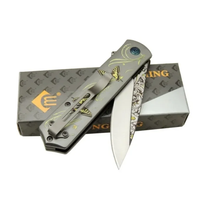 BUĞZ Chongming Cm83 Çakı Butterfly 20 Cm Manuel, Kemerlikli