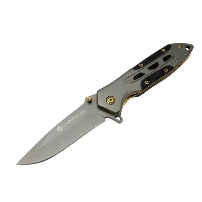 BUĞZ Chongming Cm84 Çakı Titanyum Gold 20 Cm Manuel, Kemerlikli