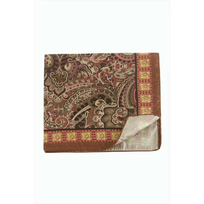 BUĞZ Çiçek Desenli Zr Şifon Fular 50*50 cm
