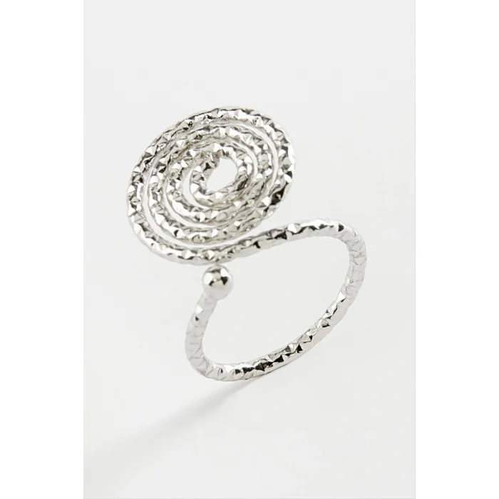 BUĞZ Çiçek  Metal Yüzük