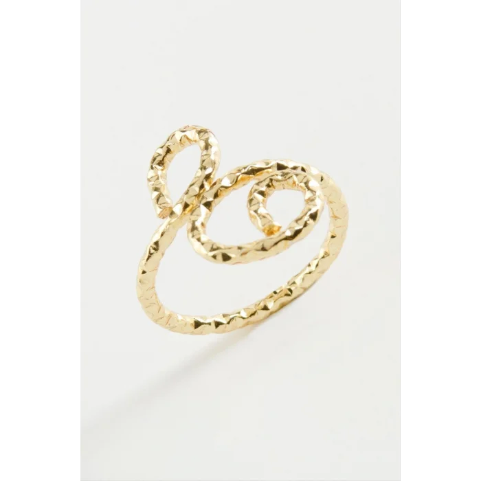 BUĞZ Çiçek Metal Yüzük