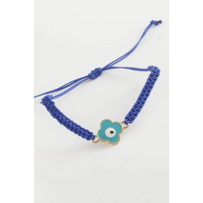  Çiçek Nazar Makrome Örgülü Bileklik