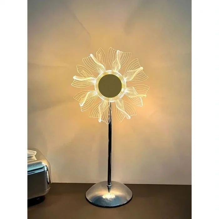 BUĞZ Çiçek Tasarımlı LED Masa Lambası