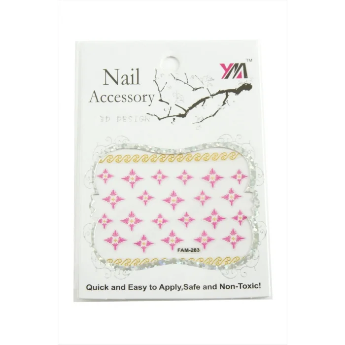  Çiçek Tırnak Aksesuarı Tattoo Sticker