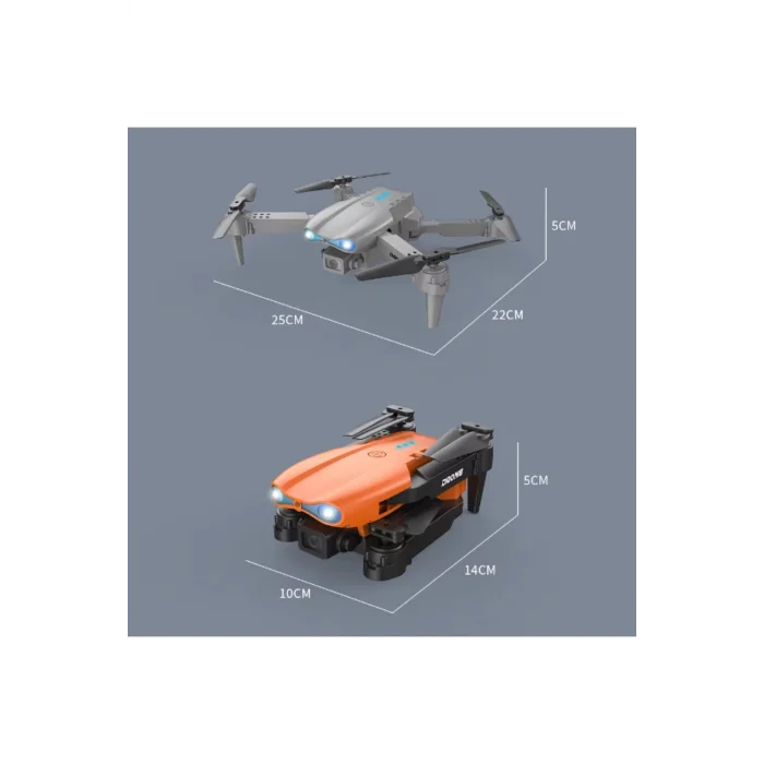 BUĞZ Çift Bataryalı 360 Derece Takla Atabilen Wi-Fi Kameralı Mini Drone, Çok Renkli Seçenek
