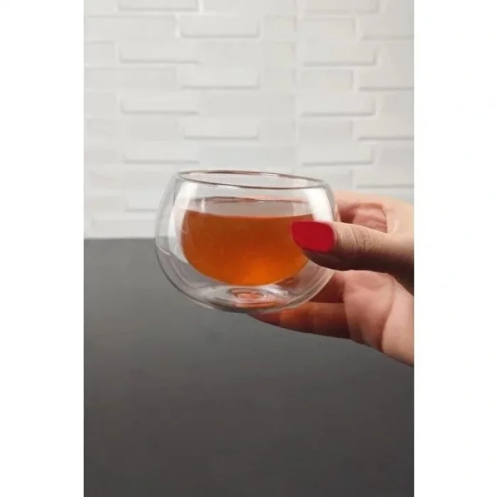 BUĞZ Çift Cidarlı Cam Reçellik 6 Adet