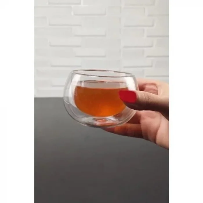  Çift Cidarlı Cam Reçellik 6 Adet