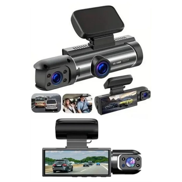  Çift Kameralı Araç Kamerası Ön ve Arka Kameralı