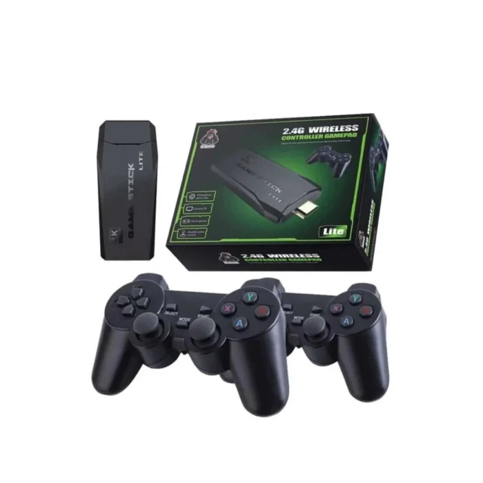  Çift Kollu 2.4g kablosuz Retro 4k Game stick 3500 oyun atari HD Görüntü Kalitesi