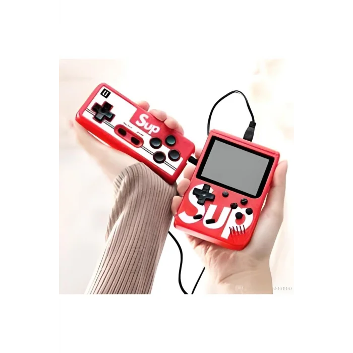 BUĞZ Çift kollu mini atari oyun konsolu beyaz renk bluetooth özelliği yok - Elektronik