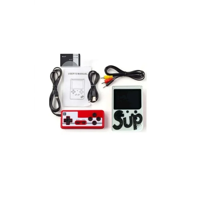BUĞZ Çift kollu mini atari oyun konsolu beyaz renk bluetooth özellikli oyun cihazı - Elektronik